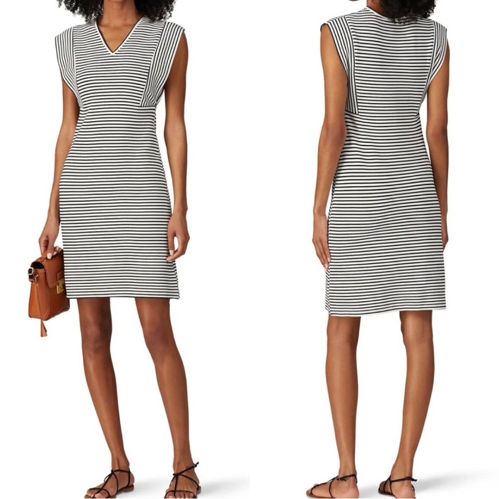 Derek Lam Black and White Sheath Mini Dress, Size 4 US